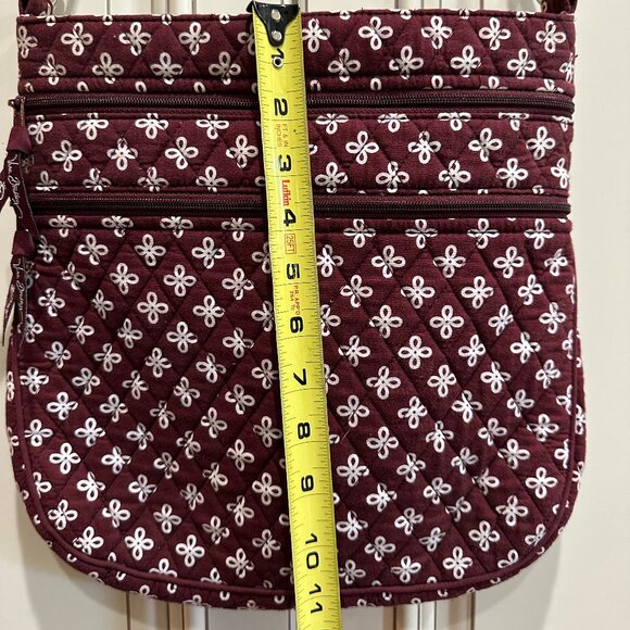 Vera Bradley Triple Zip Hipster Mini Concerto crossbody bag - NWOT - Picture 11 of 11